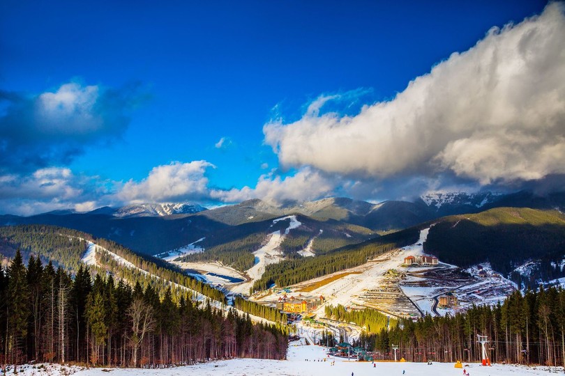 Новий рік у Карпатах та Буковелі